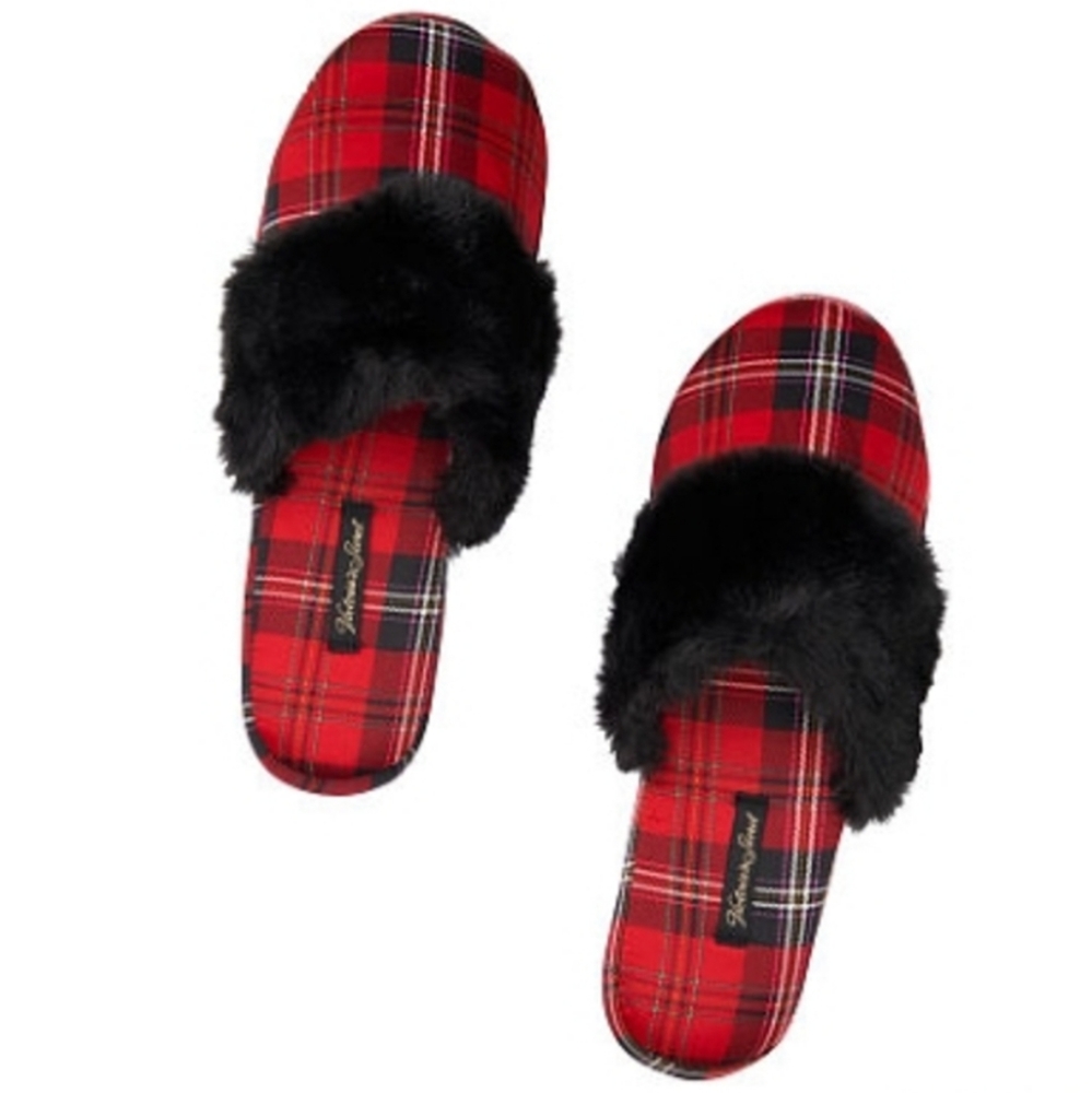 Victoria Secret Signature Plaid Satin Sleepers